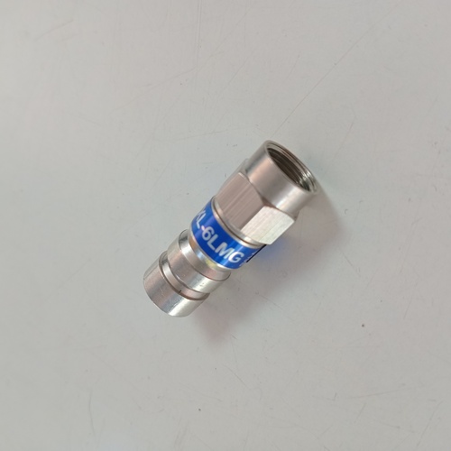 Conector Ficha Coaxial RG6 RG59 TRSXL-6LMG Compresion Crimpar Tv Video